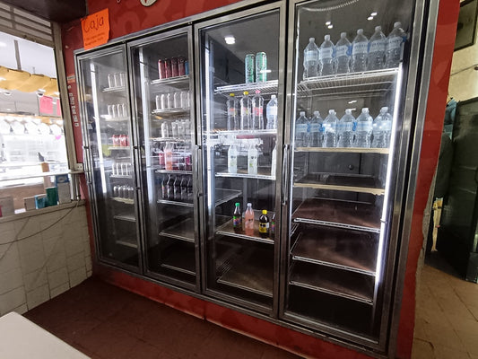 Cámara de refrigeración con puertas de cristal de exhibición (Seminueva)